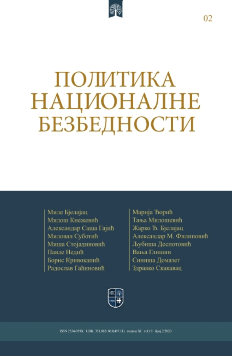 ПОЛИТИКА НАЦИОНАЛНЕ БЕЗБЕДНОСТИ 2/2020